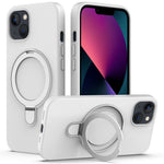 For iPhone 14 Magnetic Case Ring Holder Kickstand Cover Compatible with MagSafe