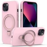 For iPhone 14 Magnetic Case Ring Holder Kickstand Cover Compatible with MagSafe