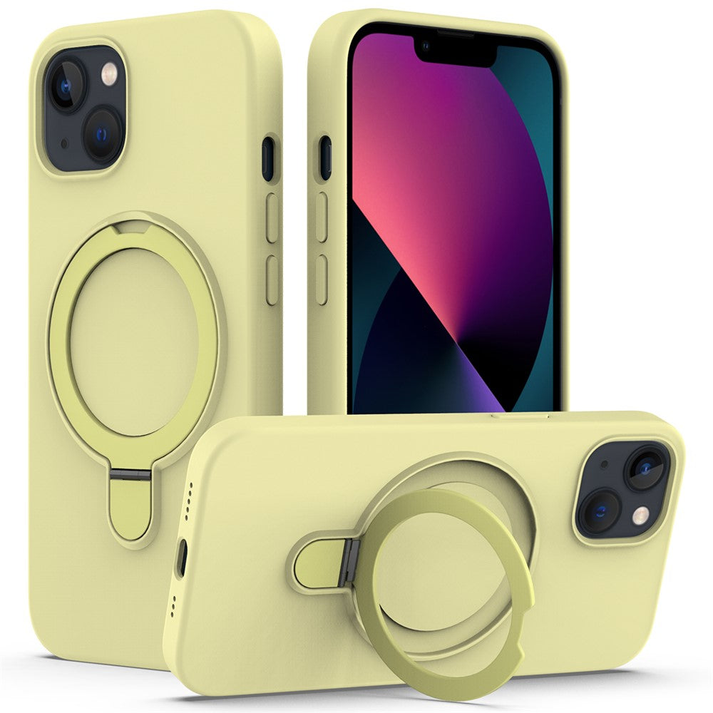 For iPhone 14 Magnetic Case Ring Holder Kickstand Cover Compatible with MagSafe