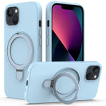 For iPhone 14 Magnetic Case Ring Holder Kickstand Cover Compatible with MagSafe