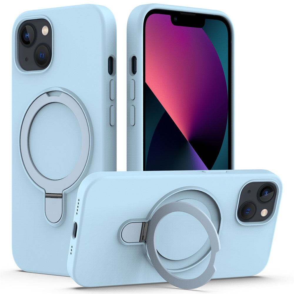 For iPhone 14 Magnetic Case Ring Holder Kickstand Cover Compatible with MagSafe