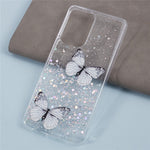 AW Series Case for Samsung Galaxy A23 5G (Global Version) / A23 4G Shell Sparkle Epoxy Butterfly Decor Big Rear Lens Hole Phone Cover