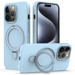 For iPhone 15 Pro Max Kickstand Phone Case Compatible with MagSafe