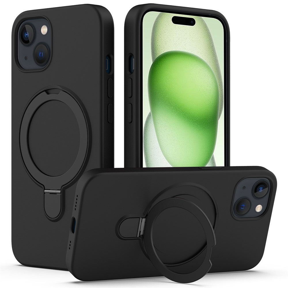 For iPhone 15 Plus Magnetic Case Compatible with MagSafe Phone Kickstand Cover