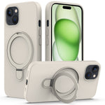 For iPhone 15 Plus Magnetic Case Compatible with MagSafe Phone Kickstand Cover