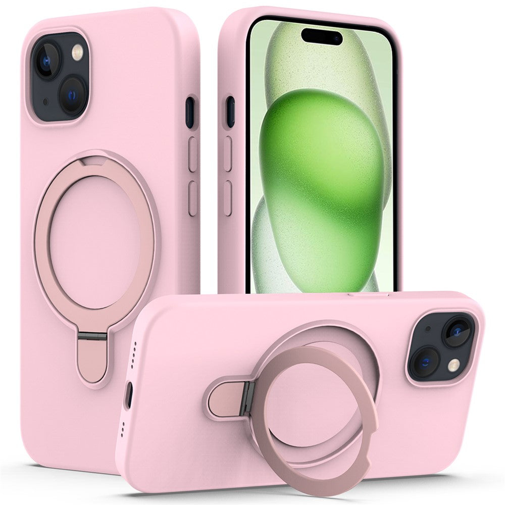 For iPhone 15 Plus Magnetic Case Compatible with MagSafe Phone Kickstand Cover