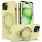 For iPhone 15 Plus Magnetic Case Compatible with MagSafe Phone Kickstand Cover