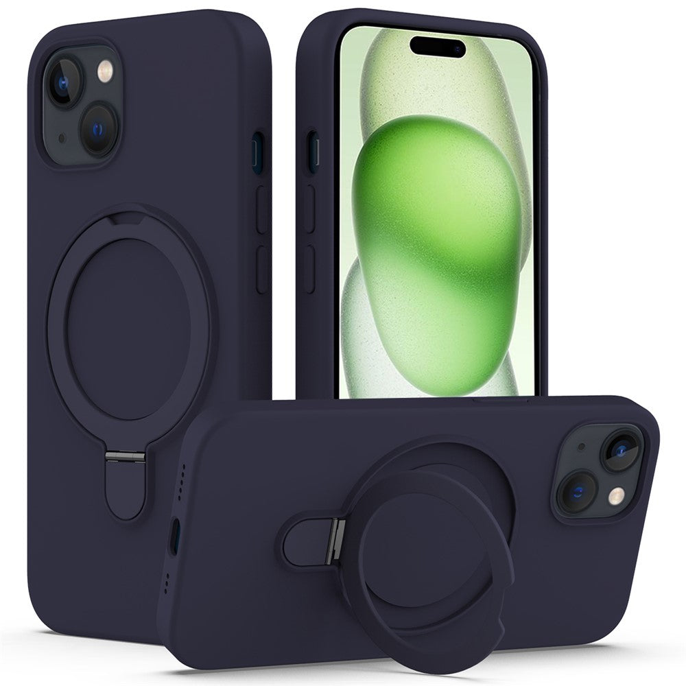 For iPhone 15 Plus Magnetic Case Compatible with MagSafe Phone Kickstand Cover