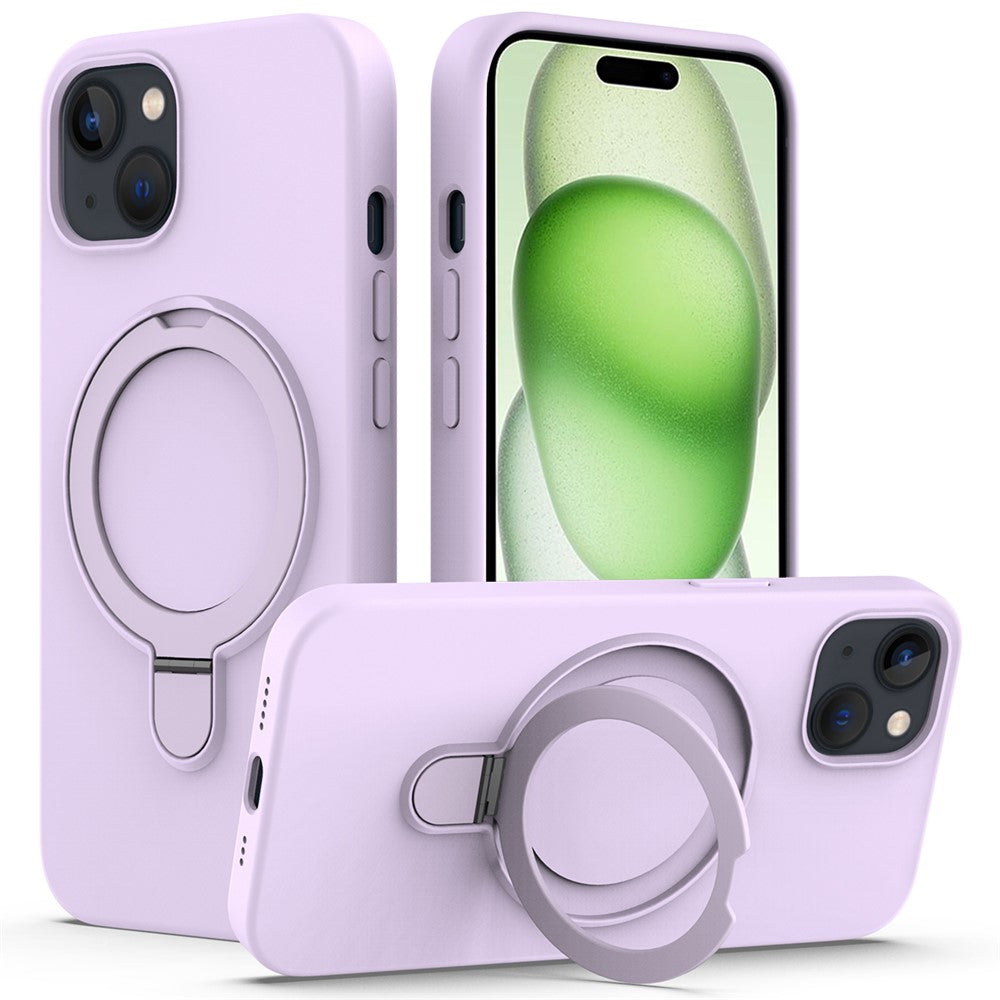 For iPhone 15 Plus Magnetic Case Compatible with MagSafe Phone Kickstand Cover