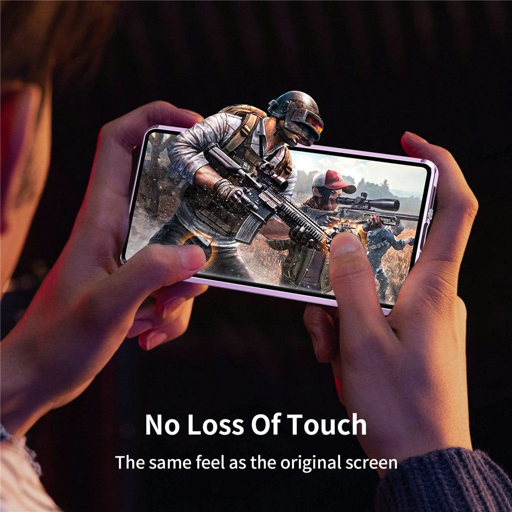 For Samsung Galaxy S24 Ultra Magnetic Case Tempered Glass+Matte PC Metal Frame Cover