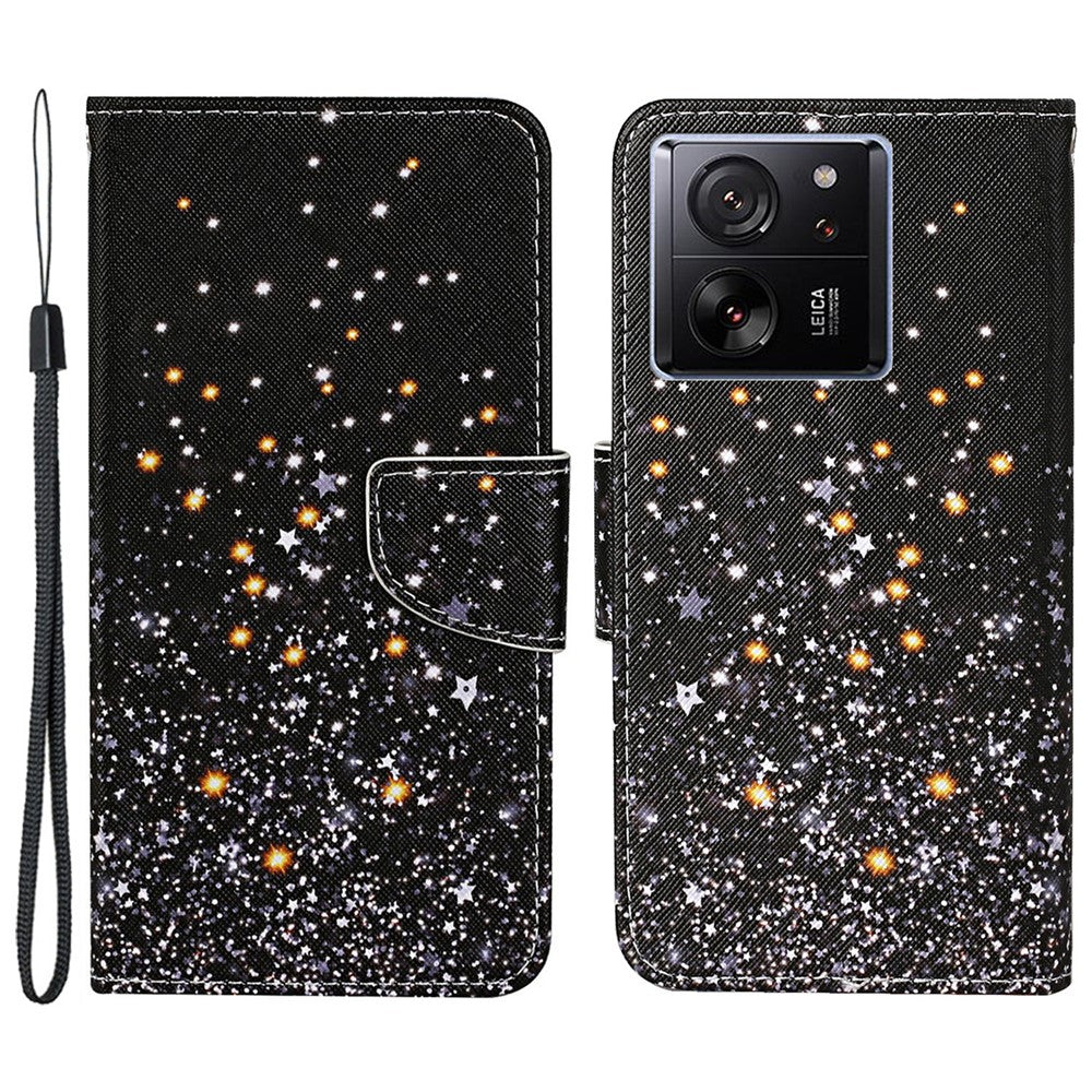 For Xiaomi 13T / 13T Pro / Redmi K60 Ultra Cell Phone Case PU Leather Cross Texture Stand Cover