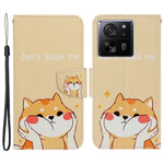 For Xiaomi 13T / 13T Pro / Redmi K60 Ultra Cell Phone Case PU Leather Cross Texture Stand Cover