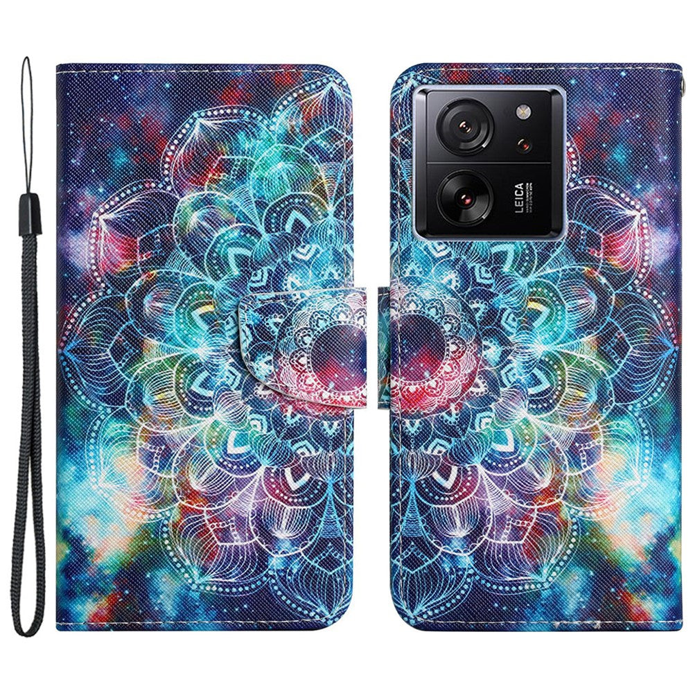 For Xiaomi 13T / 13T Pro / Redmi K60 Ultra Cell Phone Case PU Leather Cross Texture Stand Cover