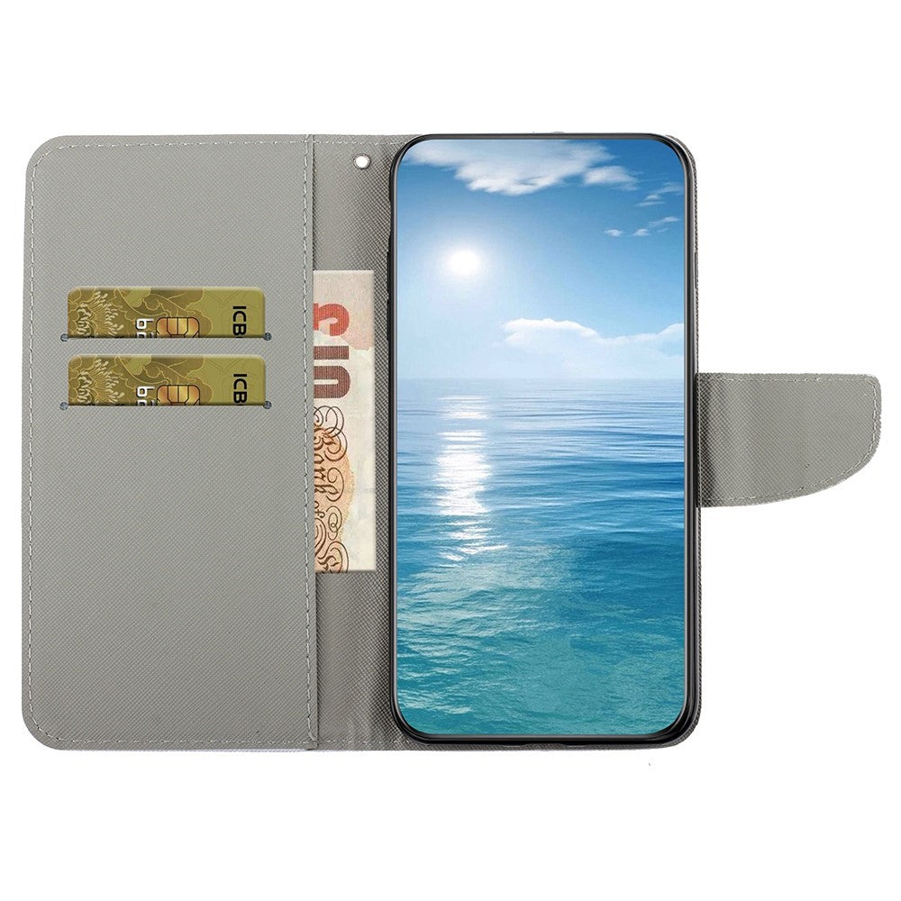 For Samsung Galaxy S25 / S24 Case PU Leather Pattern Printing Wallet Stand Phone Cover
