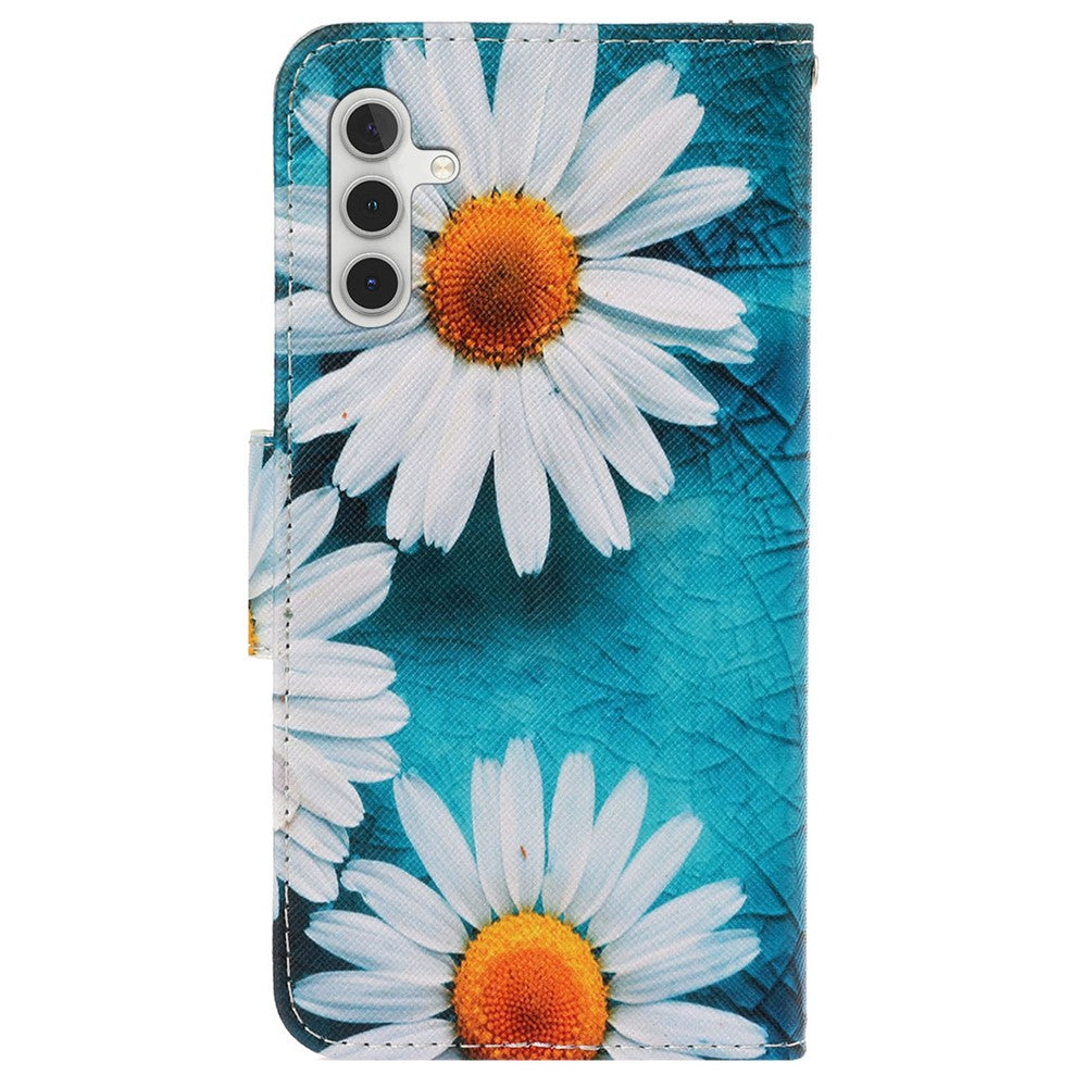 For Samsung Galaxy S25 / S24 Case PU Leather Pattern Printing Wallet Stand Phone Cover