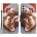 For Samsung Galaxy S25 / S24 Case PU Leather Pattern Printing Wallet Stand Phone Cover