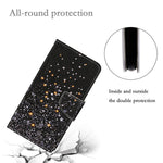 Til Samsung Galaxy A15 5G Cover PU Læder Mønsterprint Tegnebog Telefoncover med Rem
