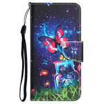 Til Samsung Galaxy A15 5G Etui Læder Pung Cover med Mønstertryk