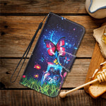 Til Samsung Galaxy A15 5G Etui Læder Pung Cover med Mønstertryk