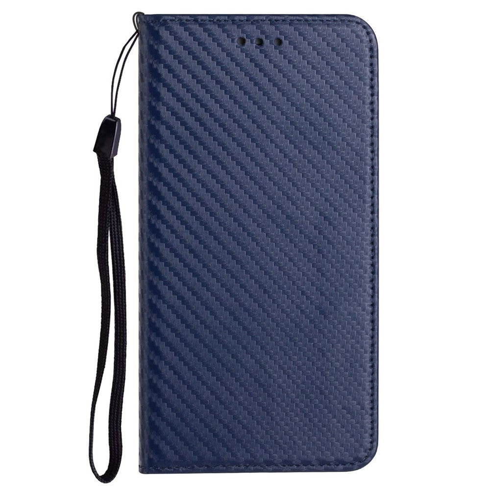 For Samsung Galaxy A15 5G Wallet Case Carbon Fiber Texture Leather Phone Cover