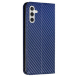 For Samsung Galaxy A15 5G Wallet Case Carbon Fiber Texture Leather Phone Cover