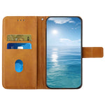 Til Samsung Galaxy A15 5G Cover Ensfarvet Pung Læder Telefoncover