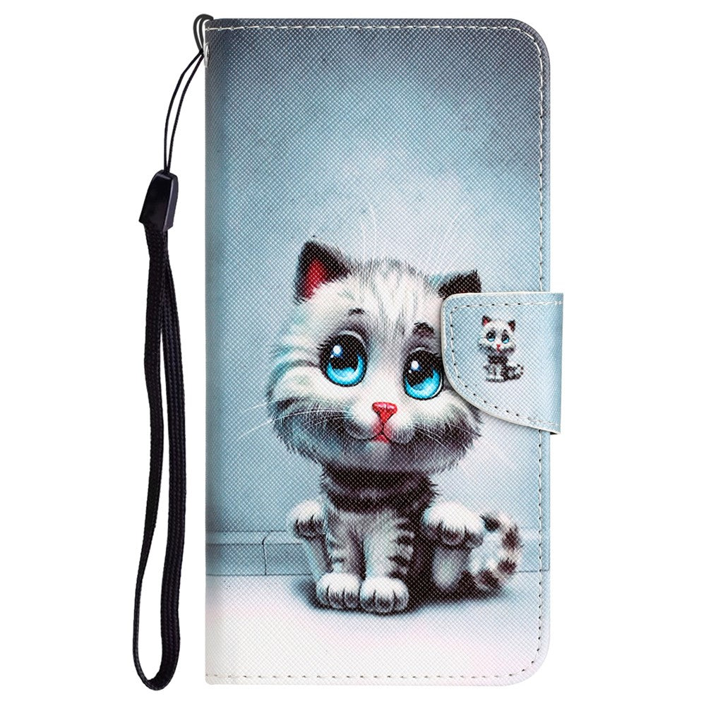 For Samsung Galaxy S24+ Case PU Leather Pattern Printing Stand Cover