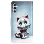 For Samsung Galaxy S24+ Case PU Leather Pattern Printing Stand Cover