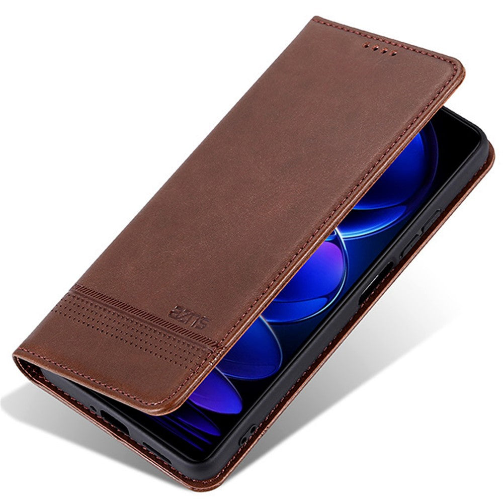AZNS For Huawei nova 11 SE / nova 12 SE 4G Case Cowhide Texture Leather Wallet Phone Cover