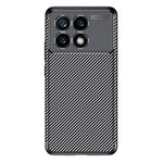 Xiaomi Redmi K70E 5G / Poco X6 Pro 5G TPU-mobilskal Kolfibertextur Fingeravtrycksskyddande fodral