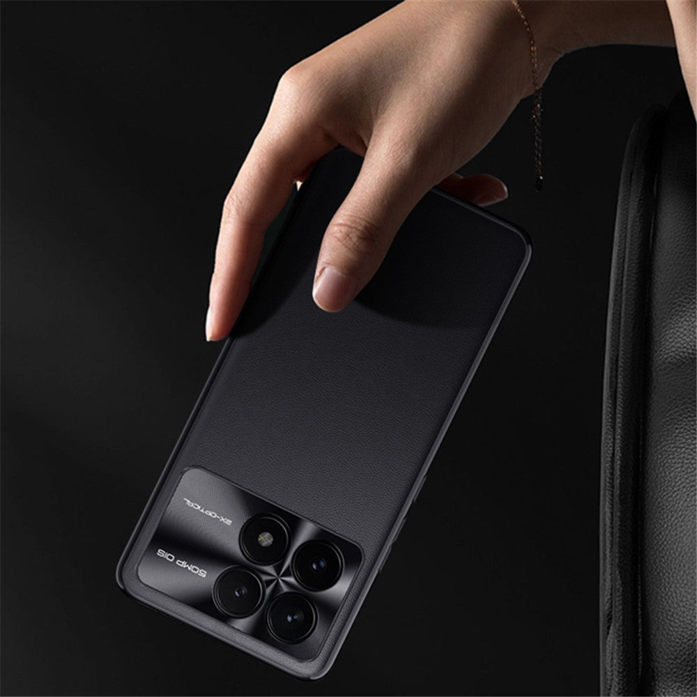 For Xiaomi Redmi K70E 5G / Poco X6 Pro 5G Phone Case Metal Lens Frame Impact Absorption Cover