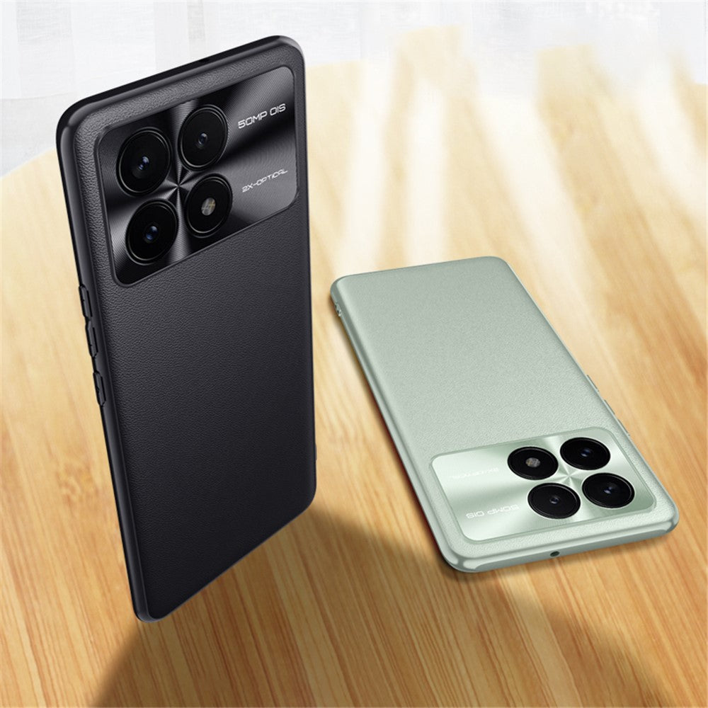 For Xiaomi Redmi K70E 5G / Poco X6 Pro 5G Phone Case Metal Lens Frame Impact Absorption Cover