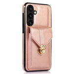For Samsung Galaxy A15 5G Case Phone Pouch Shoulder Bag Card Holder PU Leather+TPU Cover