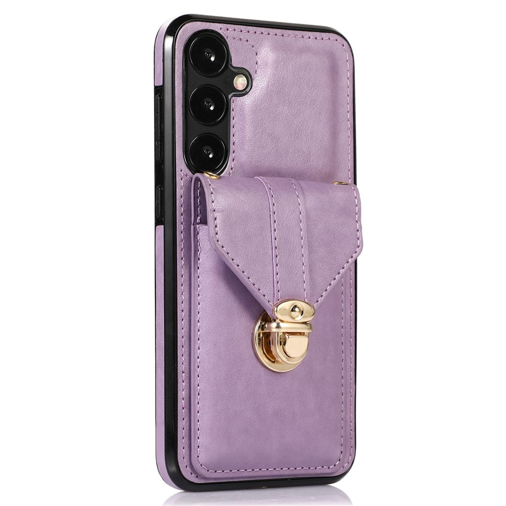Samsung Galaxy A14 5G / 4G-skal Stötsäkert mobilfodral Korthållare PU-läder+TPU mobilskal