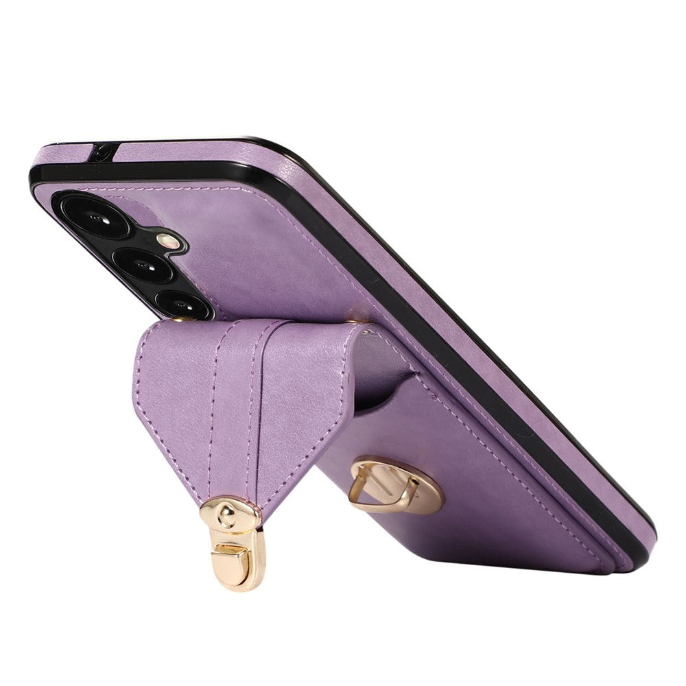 Samsung Galaxy A14 5G / 4G-skal Stötsäkert mobilfodral Korthållare PU-läder+TPU mobilskal