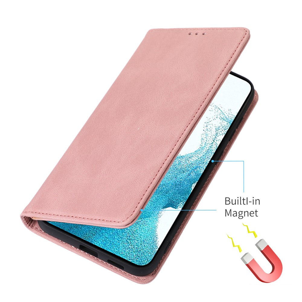 Stand Wallet Cover for Samsung Galaxy A25 5G (Global) (161.0 x 76.5 x 8.3mm) Case Leather Magnetic Phone Shell