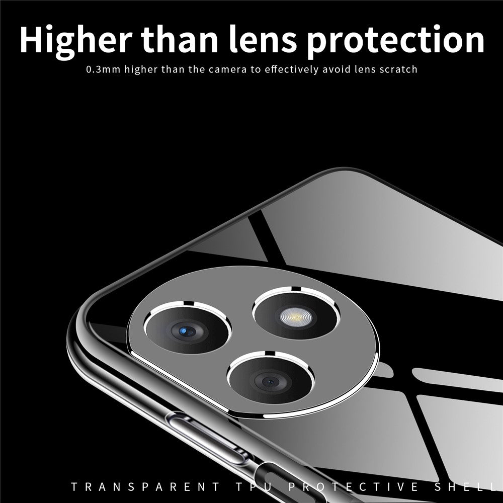MOFI For Honor X50i+ 5G Anti-Scratch Cover TPU Phone Shell Clear Phone Case