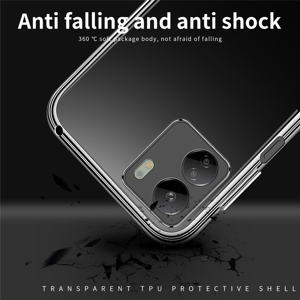 MOFI Clear Phone Case for Xiaomi Redmi 13C 4G / Poco C65 4G Slim-Fit TPU Phone Shell Cover