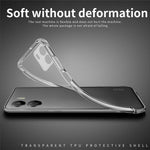 MOFI Clear Phone Case for Xiaomi Redmi 13C 4G / Poco C65 4G Slim-Fit TPU Phone Shell Cover
