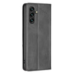 For Samsung Galaxy A55 5G Case Anti-Scratch Card Holder Magnetic PU Leather Cover