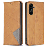 For Samsung Galaxy A55 5G Case Anti-Scratch Card Holder Magnetic PU Leather Cover
