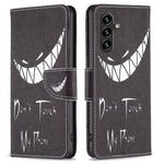Til Samsung Galaxy A55 5G PU-læder flip cover med mønsterprint