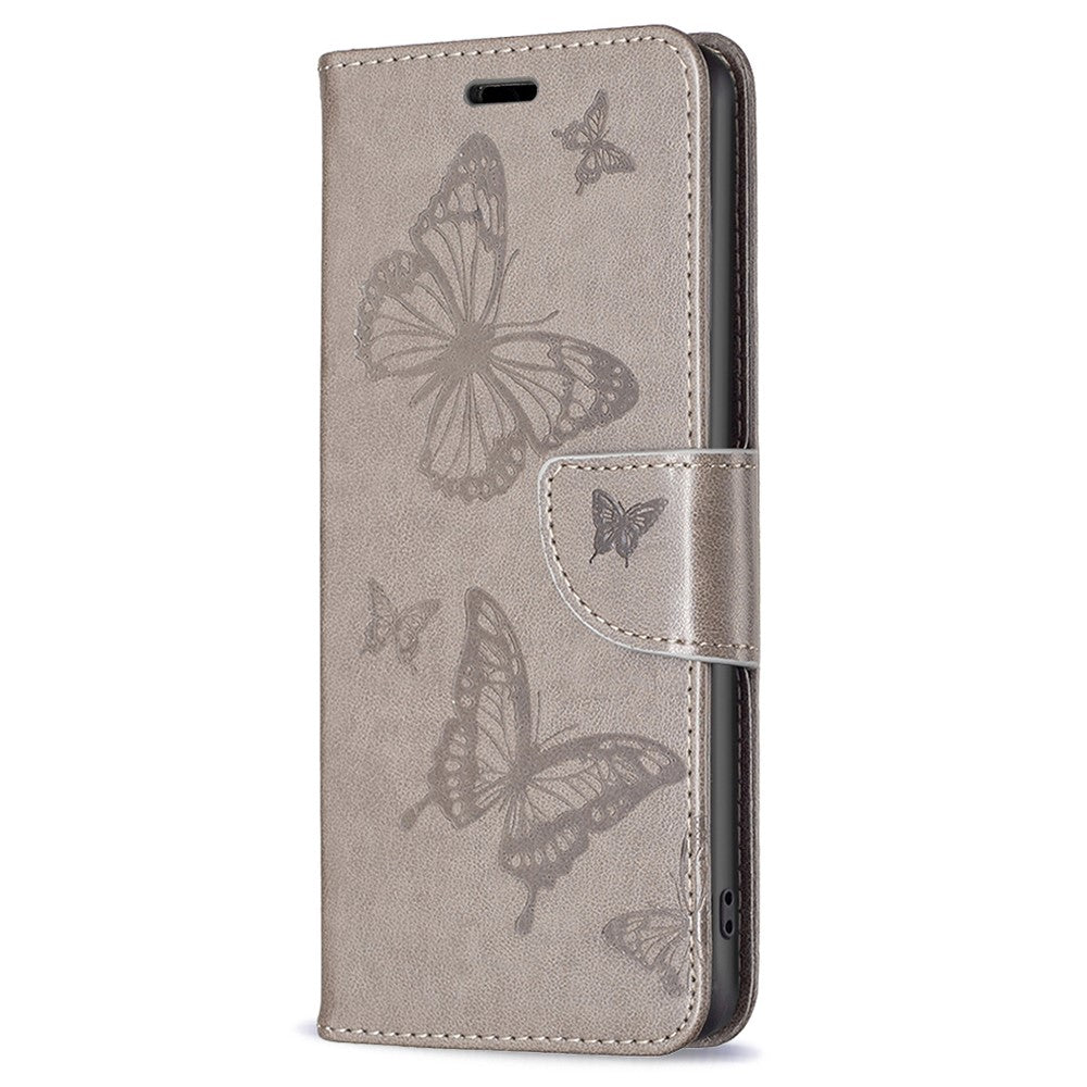 For Samsung Galaxy A55 5G Case Anti-Fall Butterfly Imprinted Leather Mobile Phone Stand Cover