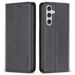 BINFEN COLOR BF18 Til Samsung Galaxy A55 5G Læderetui Flipcover med Kortholder
