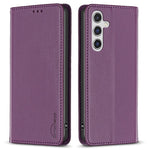 BINFEN COLOR BF18 Til Samsung Galaxy A55 5G Læderetui Flipcover med Kortholder