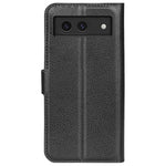 For Google Pixel 8a Leather Case Litchi Texture Stand Phone Wallet Cover