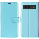 For Google Pixel 8a Leather Case Litchi Texture Stand Phone Wallet Cover