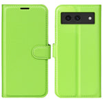 For Google Pixel 8a Leather Case Litchi Texture Stand Phone Wallet Cover