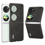 ABEEL För Huawei Pocket 2 mobilskal PU-läder + PC Reptåligt Skydd