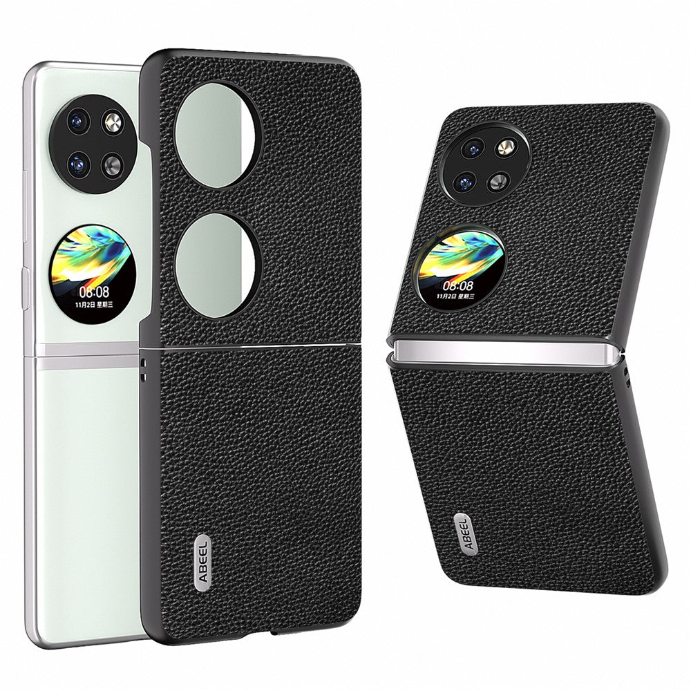 ABEEL För Huawei Pocket 2 mobilskal Litchi Texture Halkfritt Skydd